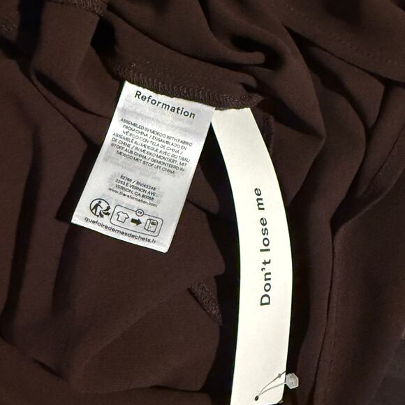 New Reformation Oren Silk Dress - Picture 4 of 5